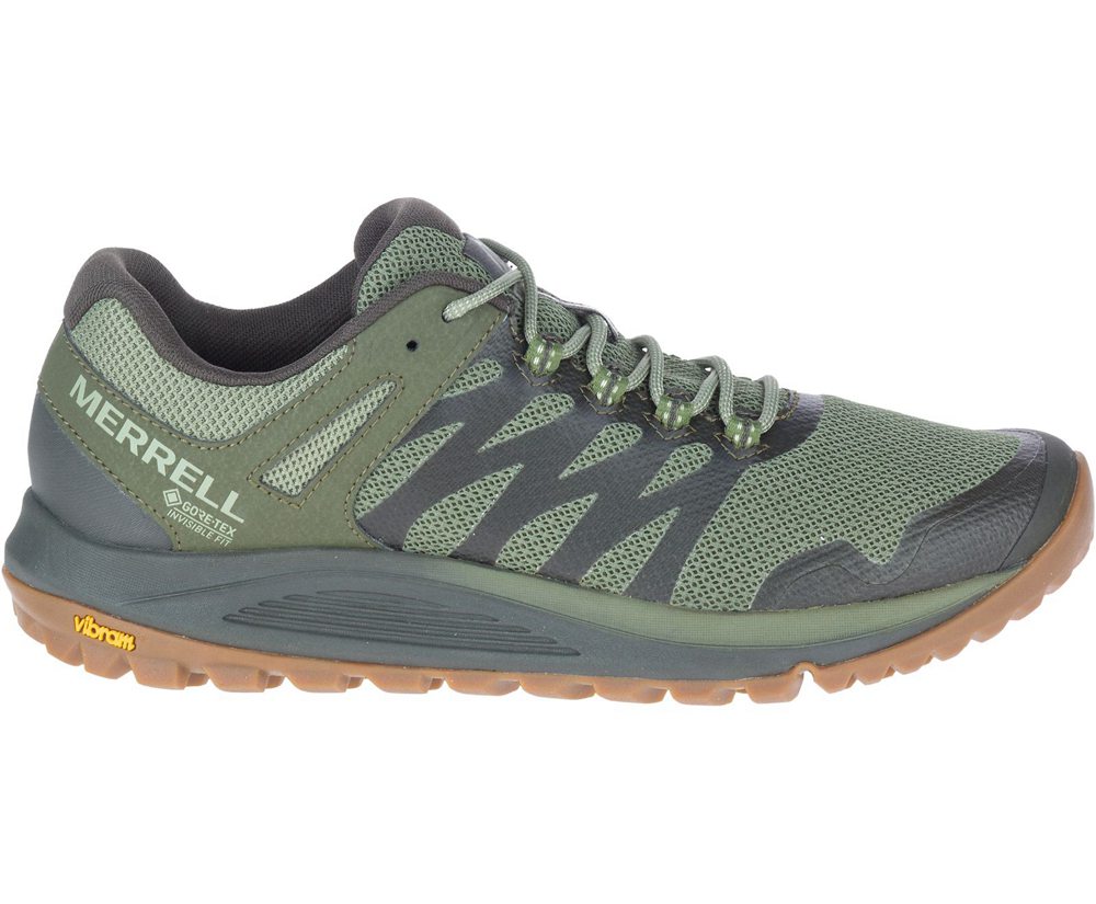 Buty Trekkingowe Merrell Męskie Oliwkowe - Nova 2 Gore-Tex® - 426097-DXQ